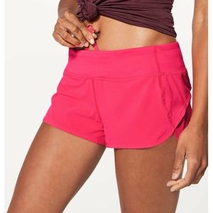 Pink Lululemon Speed Short size 6